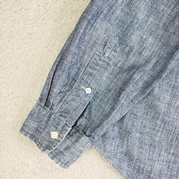 Polo Ralph Lauren Shirt Oxford Mens Size XL Denim Chambray Button Down LS - Picture 5 of 8